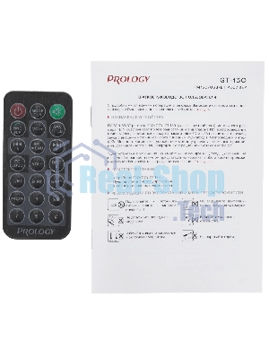 Автомагнитола Prology GT-130, 1 DIN, Bluetooth, USB Type-A, AUX, пульт ДУ
