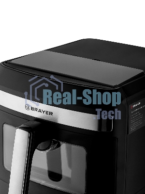 Аэрогриль BRAYER 2051BR черный, 2800 Вт, 13 л, сенсор, 10 программ