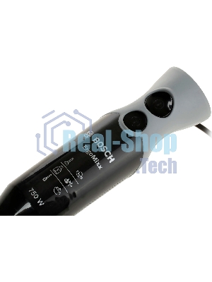Блендер погружной Bosch MSM 67160 черный, 750 Вт, плавная регулировка, турбо
