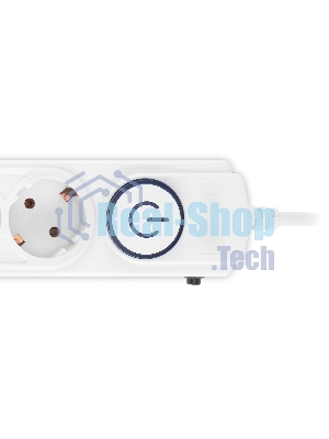 Сетевой фильтр Ippon BK-6-EU-3-10-W 3 м, 6 розеток, белый, коробка