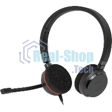 Гарнитура Jabra Evolve 20 MS Stereo USB чёрный, проводная