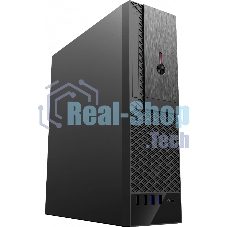 Компьютерный корпус с блоком питания 300Вт. Foxline FL-1001 mATX case, black, w/PSU TFX 300W, w/2xUSB2.0+2xUSB3.0, w/1xcombo audio, w/pwr cord, w/8cm FAN