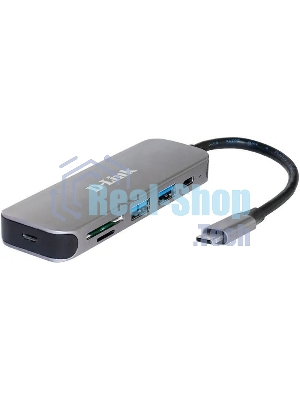 USB-концентратор D-Link DUB-2325, USB, USB 3.0 2порта, USB Type-C,SD,microSD, адаптер/USB