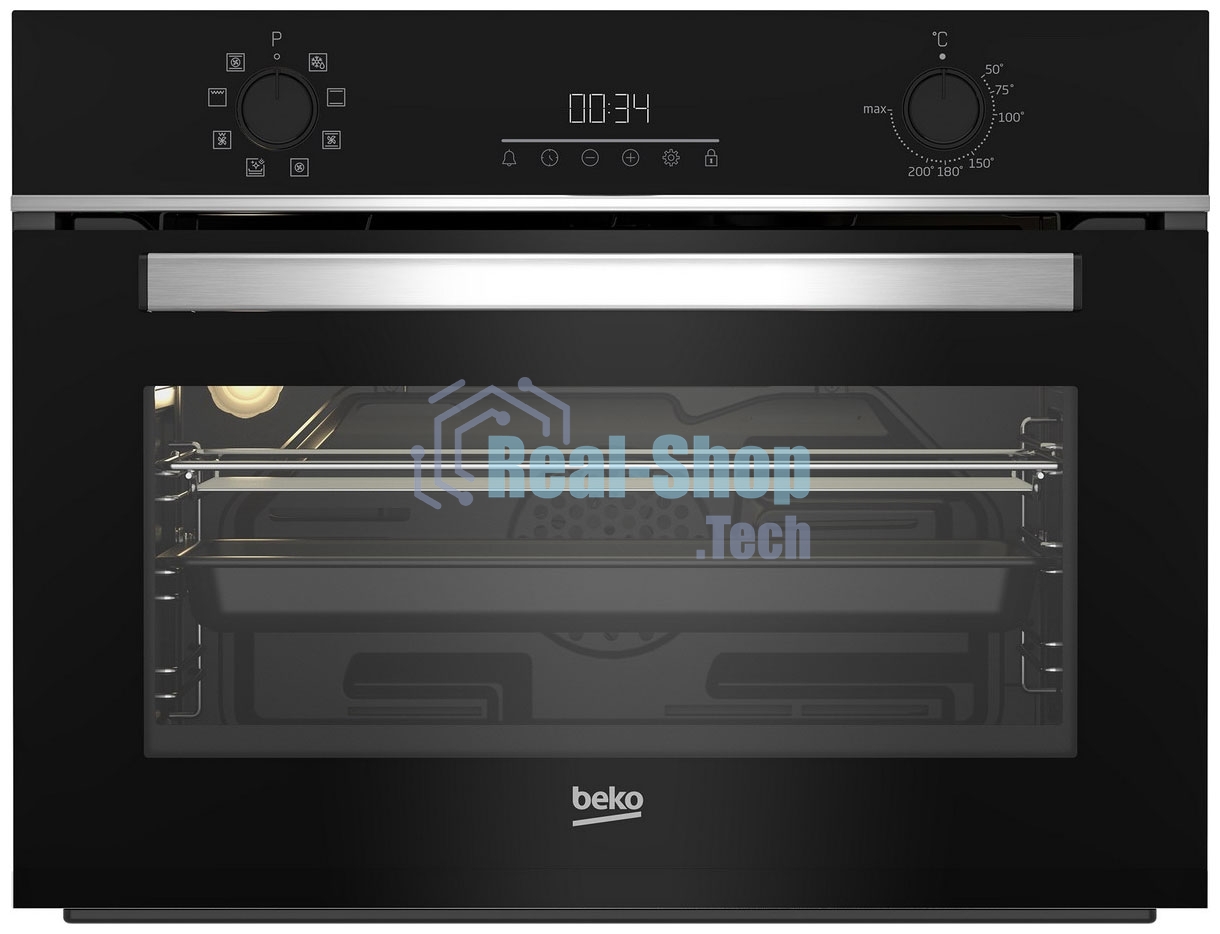 Духовой шкаф электрический Beko BBCM13300X, черный/серебристый