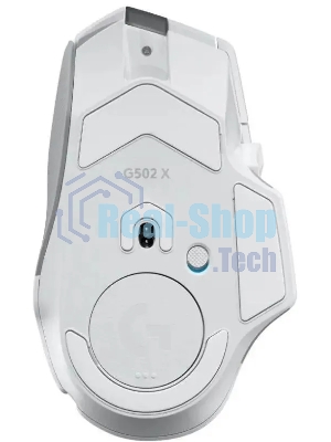 Мышь беспроводная Logitech G502 X LIGHTSPEED белый, 25600 dpi, радиоканал, USB, кнопки - 13
