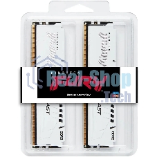Оперативная память Kingston Fury Beast, DDR5, 64Gb (2x32 GB), 6000 MHz, CL36, DIMM, радиатор, белый