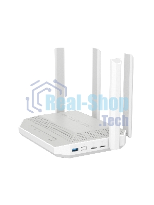 Гигабитный интернет-центр Netcraze Hopper 4G+ (NC-2312) с модемом 4G+, двумя слотами для SIM-карт, Mesh Wi-Fi 6 AX3000, 5-портовым Smart-коммутатором и многофункциональным портом USB 3.0