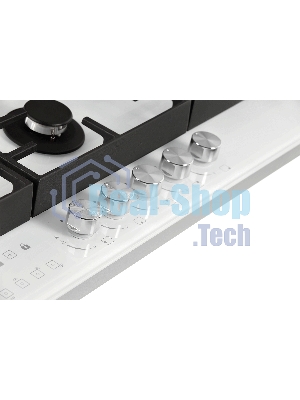 Газовая варочная панель HIBERG VM 9155 W, белый