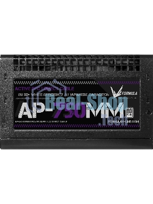 Блок питания Aerocool/Formula V Line AP-750MM, 750W, APFC, 80+, 12cm Fan