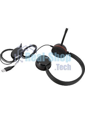 Гарнитура Jabra Evolve 20 MS Stereo USB чёрный, проводная