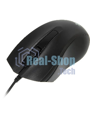 Комплект клавиатура+мышь Oklick 621M IRU проводной, USB, 1200 DPI, чёрный