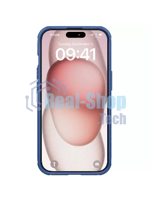 Чехол Super Frosted Shield Pro, синий, (AP IP15 Plus)