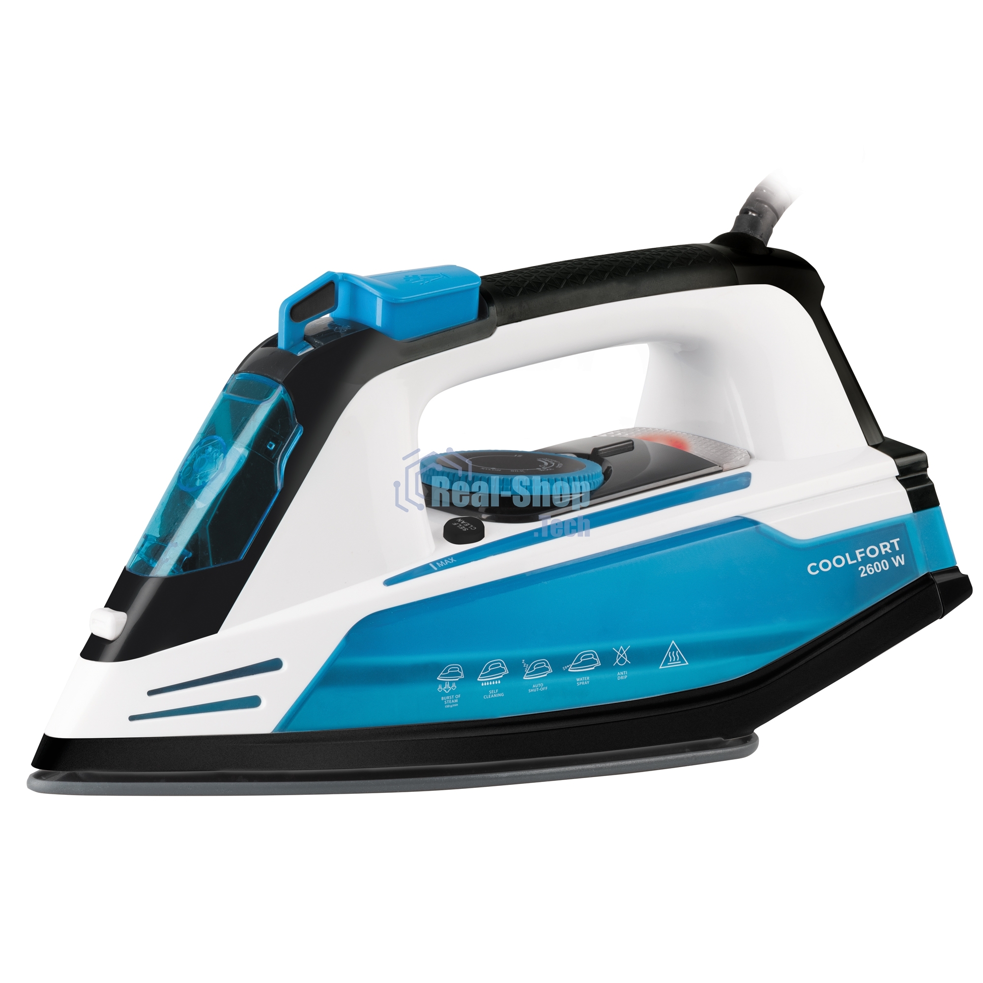 Утюг Coolfort CF-3400 2600Вт синий/белый