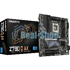 Материнская плата Gigabyte Z790 D AX, LGA 1700, Intel Z790, 4xDDR5, 4xSATA, 3xM.2, 1xPCI-E 5.0 x16, 1xPCI-E 4.0 x4, 2xPCI-E 3.0 x1, 1xHDMI, 1xDP, 1x 2.5Gb LAN, 4xUSB-A 3.2 Gen 1, 1xUSB-A 3.2 Gen 2, 2xUSB-A 2.0, 1xUSB-C 3.2 Gen 2, 3x3.5 мм, 7.1, ATX