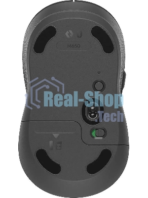 Мышь беспроводная Logitech Signature M650 графитовый, 4000 dpi, радиоканал, Bluetooth, USB, кнопки - 5