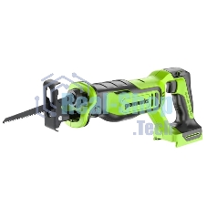 Пила сабельная аккумуляторная GreenWorks GPT-BLRS-1, 24V, без АКБ и ЗУ (1200607)