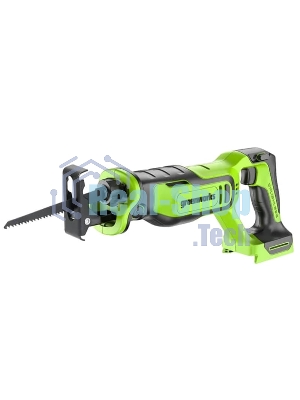 Пила сабельная аккумуляторная GreenWorks GPT-BLRS-1, 24V, без АКБ и ЗУ (1200607)