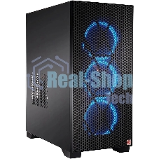 Компьютер IRU Tactio 510B7GP TWR i7 14700F (2.1) 32Gb SSD 1Tb RTX 5070Ti 16Gb FreeDOS GbitEth 750W черный (RUS) (2146246)