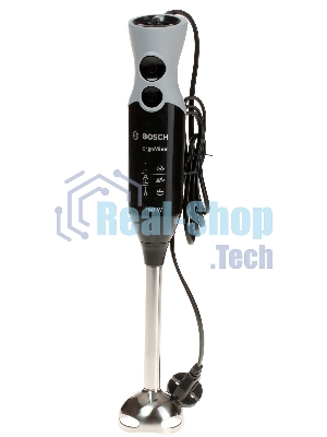 Блендер погружной Bosch MSM 67160 черный, 750 Вт, плавная регулировка, турбо