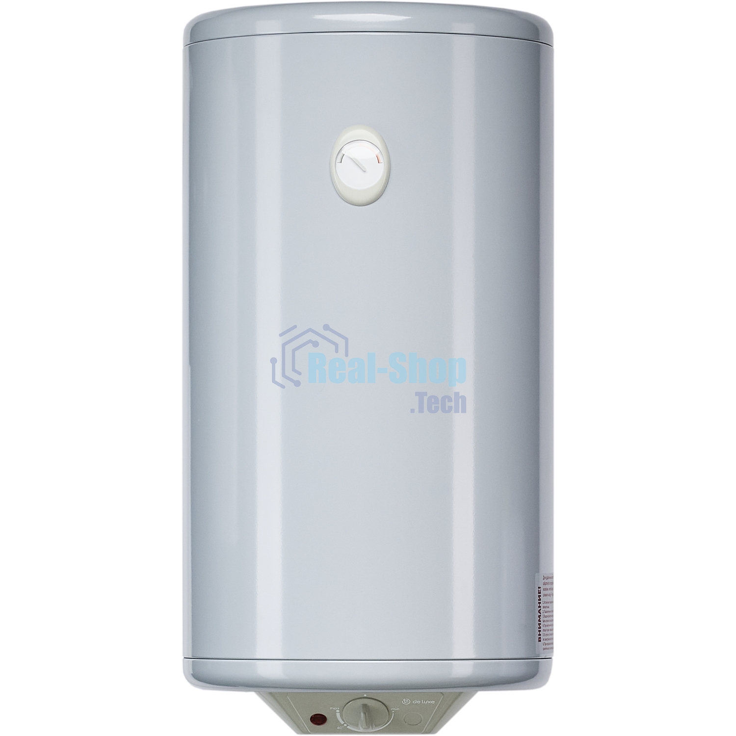 Водонагреватель электрический DeLuxe 3W50V1-002 серый, накопительный, 50 л, 2 кВт