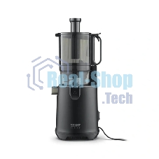 Соковыжималка CASO Juice Fit Pro черный, шнековая вертикальная, 250 Вт, 1000 мл, электронное, реверс