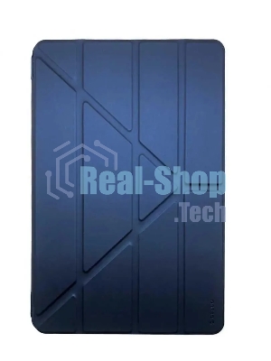 Чехол Deppa для Samsung Galaxy Tab S7+ Lite Wallet Onzo искусственная кожа синий (84094)