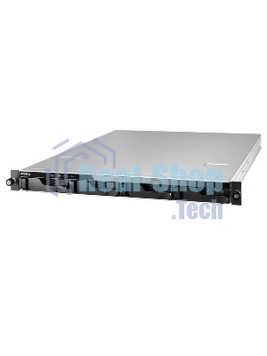 Сетевой накопитель ASUSTOR AS6504RS 4Bay/Intel Atom C3538, 2.1GHz/8Gb DDR4/noHDD,LFF(HDD,SSD),/2x1GbE(LAN)/4xUSB3.2; 90IX01G0-BW3S00