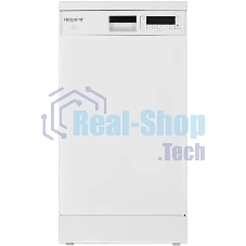 Посудомоечная машина HOTPOINT HFS 1C57, белый, 44.8 см, 10 компл., 49 дБ, класс A