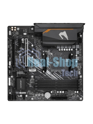 Материнская плата Gigabyte B550M AORUS ELITE, AM4, AMD B550, 4xDDR4, 4xSATA, 2xM.2, 1xPCI-E 4.0 x16, 1xPCI-E 3.0 x4, 1xPCI-E x1, 1xHDMI, 1xDVI-D, 1x 1Gb LAN, 4xUSB-A 2.0, 4xUSB-A 3.2 Gen 1, 3x3.5 мм, 7.1, Micro-ATX