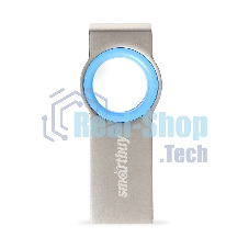 Флешка USB SmartBuy MC2 Metal Blue (SB032GbMC2), 32Gb, USB 2.0, R/W 25/15, синий/серебристый