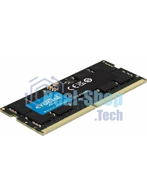 Оперативная память Crucial, DDR5, 16GB (1x16 GB), 4800 MHz, CL40, SO-DIMM