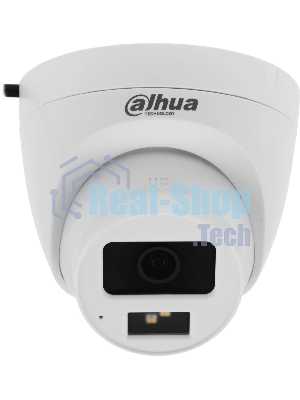 Камера видеонаблюдения аналоговая Dahua DH-HAC-HDW1200CLQP-IL-A-0280B-S6 2.8-2.8мм HD-CVI HD-TVI цв. корп.:белый (DH-HAC-HDW1200CLQP-IL-A-0280B)