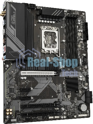 Материнская плата Gigabyte Z790 D AX, LGA 1700, Intel Z790, 4xDDR5, 4xSATA, 3xM.2, 1xPCI-E 5.0 x16, 1xPCI-E 4.0 x4, 2xPCI-E 3.0 x1, 1xHDMI, 1xDP, 1x 2.5Gb LAN, 4xUSB-A 3.2 Gen 1, 1xUSB-A 3.2 Gen 2, 2xUSB-A 2.0, 1xUSB-C 3.2 Gen 2, 3x3.5 мм, 7.1, ATX
