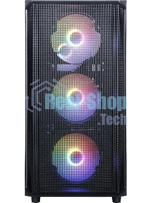 Компьютерный корпус Accord 3602 черный без БП ATX 2xUSB3.0 1xUSB3.1 audio bott PSU