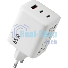 Сетевое зарядное устройство Defender UPA-105 65W, USB A+C+С, белый