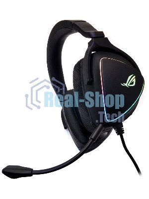 Гарнитура ASUS ROG Delta S чёрный, проводная, USB, подсветка