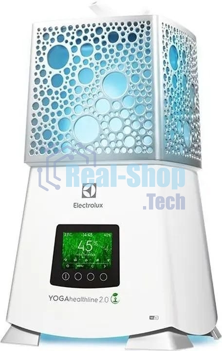 Увлажнитель воздуха Electrolux EHU-3915D белый, 65 м², 9.4 л, ионизация, гигростат
