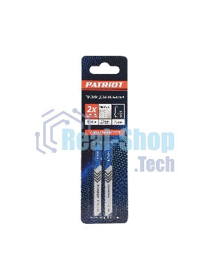 Пилка для лобзика EDGE by PATRIOT T118A по металлу, 2шт в блистере