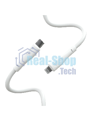 Кабель MORE CHOICE (4620202553119) K60ia 2м USB 3.0A PD 27W для Lightning ng 8-pin Type-C - 2м, белый