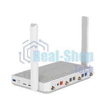 Мультигигабитный интернет-центр Netcraze Hero 5G (NC-4110) с модемом 5G, двумя слотами для SIM-карт, Mesh Wi-Fi 6 AX3000, Smart-коммутатором 1×2.5G и 4×1G, многофункциональными портами USB 3.0 и 2.0