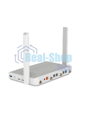 Мультигигабитный интернет-центр Netcraze Hero 5G (NC-4110) с модемом 5G, двумя слотами для SIM-карт, Mesh Wi-Fi 6 AX3000, Smart-коммутатором 1×2.5G и 4×1G, многофункциональными портами USB 3.0 и 2.0