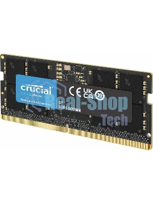 Оперативная память Crucial, DDR5, 16GB (1x16 GB), 4800 MHz, CL40, SO-DIMM