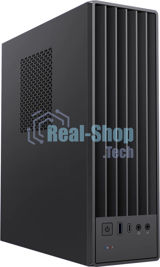 Корпус Foxline FL-461-FLX400, Slim-Desktop, чёрный