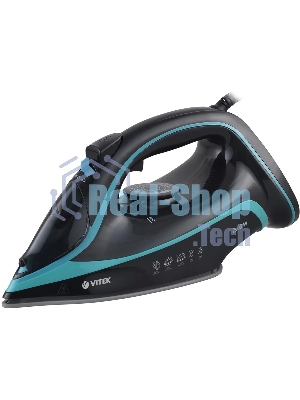 Утюг Vitek VT-8334 черный/бирюзовый