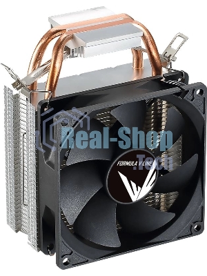 Устройство охлаждения (кулер) Aerocool Formula Ice Boid 2PSDB черный 90мм алюминий+медь 2100rpm 34db 4-pin 90W 135мм