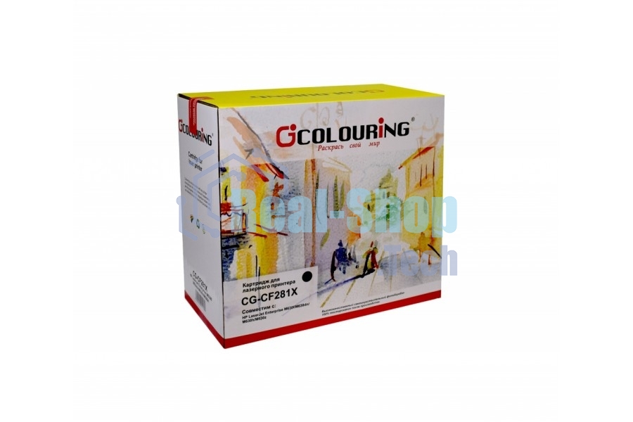 Картридж лазерный Colouring CG-CF281X черный (25000 стр.) для HP LaserJet Enterprise M630f/M630dn/M630h/M630z