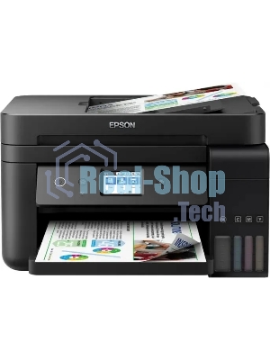 МФУ струйное Epson L6290, (C11CJ60505/C11CJ60405/C11CJ60507/C11CJ60408/C11CJ60406), А4, цветной, печ. до 15/8.5 стр/мин., 4800x1200 dpi (печ.), 1200 x 2400 dpi (скан.), Wi-Fi, Ethernet, USB