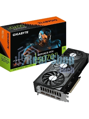 Видеокарта Gigabyte PCI-E 5.0 GV-N507TWF3OCV2-16GD NVIDIA GeForce RTX 5070TI 16Gb 256bit GDDR7 2497/28000 HDMIx1 DPx3 HDCP Ret