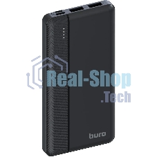 Портативный аккумулятор Buro BP10A 10000mAh 10W 2A 2xUSB-A черный