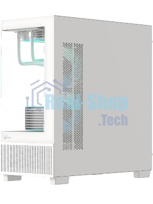 Компьютерный корпус AeroCool/Formula V Line Crystal E1M White, MATX, USB3.0*2, Switch Display Panel